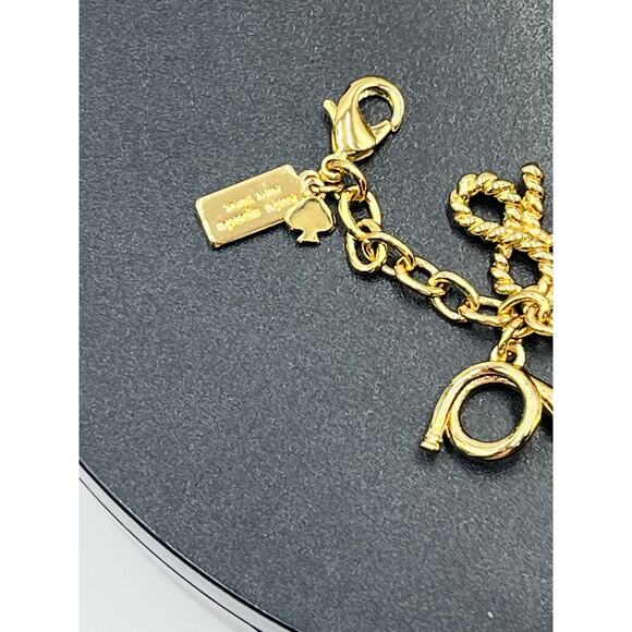 KATE SPADE Parisian Lights 12k Gold Plated Paris Eiffel Tower Charm Bracelet - Picture 5 of 8